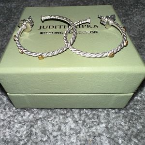 Judith Ripka Heart Earrings